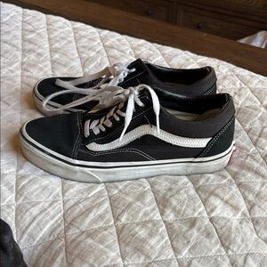 Vans Black and White Sneakers